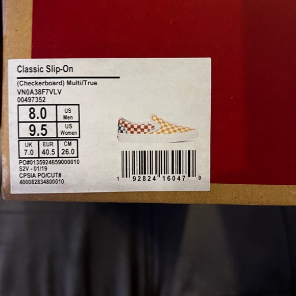 Vans multi color checkered - Picture 4 of 5